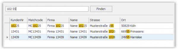 Beispiel UND Suche